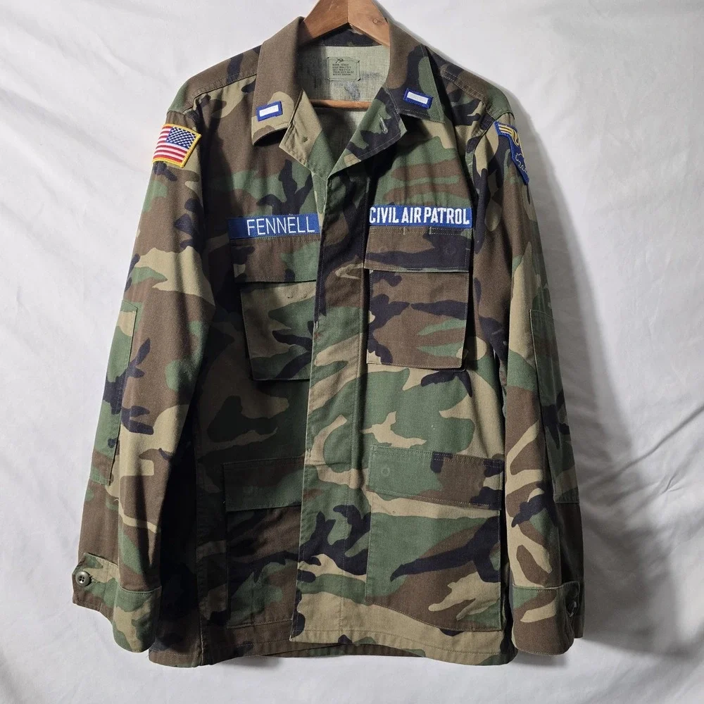 Civil Air Patrol California  Woodland Combat Coat Medium Nato Size 7080/9404
